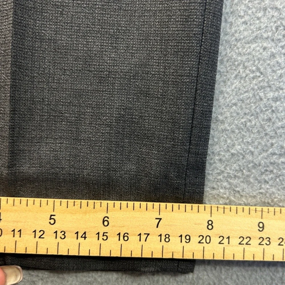 Banana Republic Dress Pants Mens 32x36 Gray Wool Slim Fit Nano-Tex Trousers